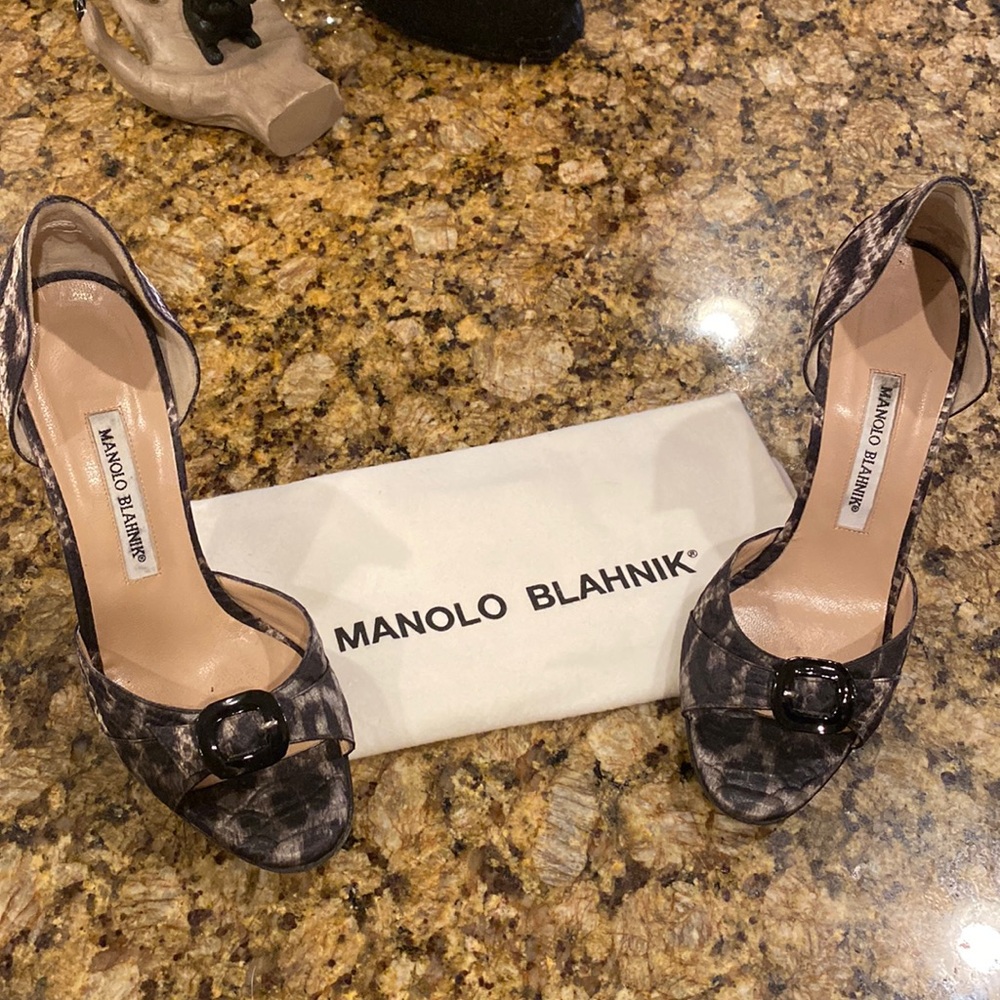 Manolo Blahnik Heels made in Italy size 38